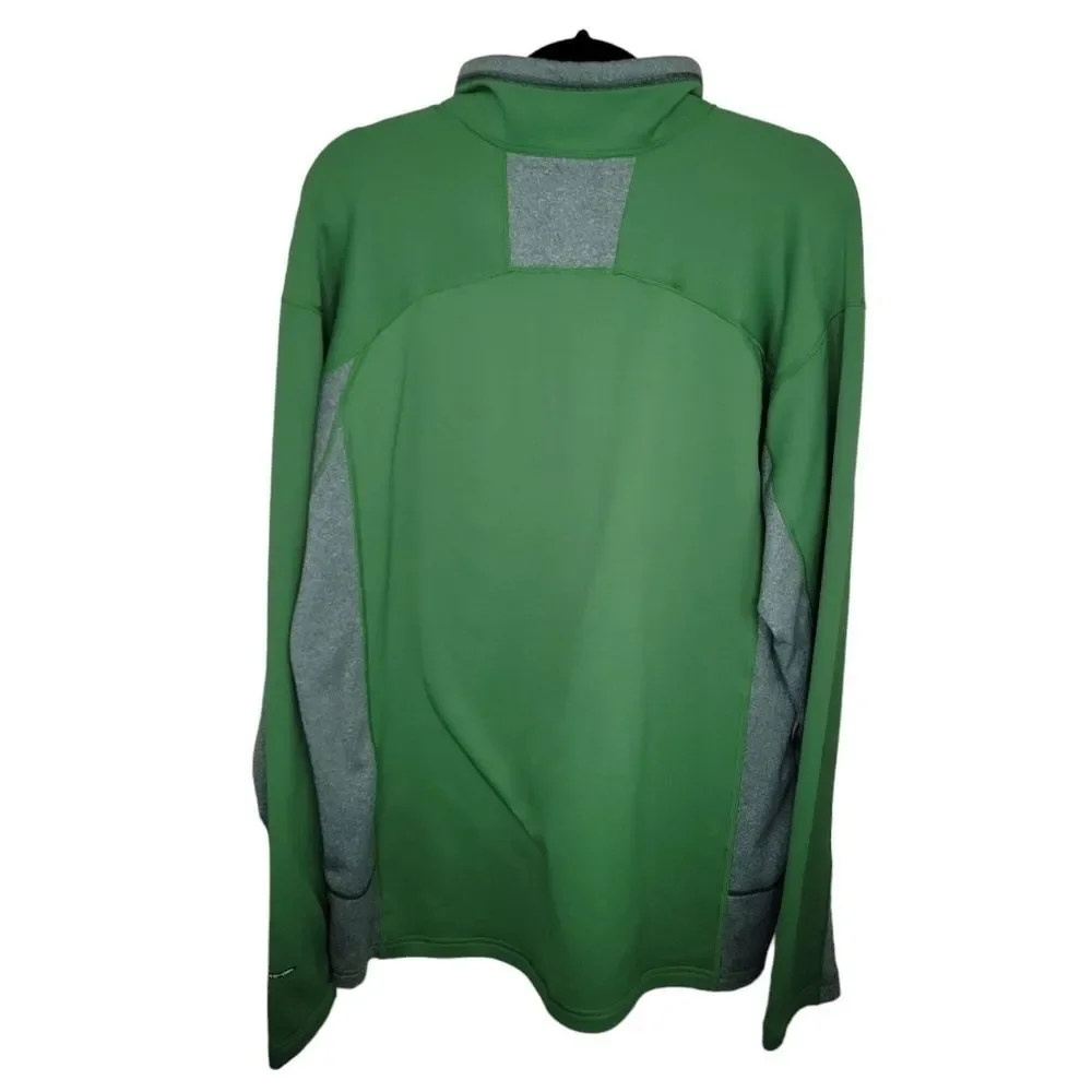 The North Face Men's Concavo 1/4 Zip Pullover green Large